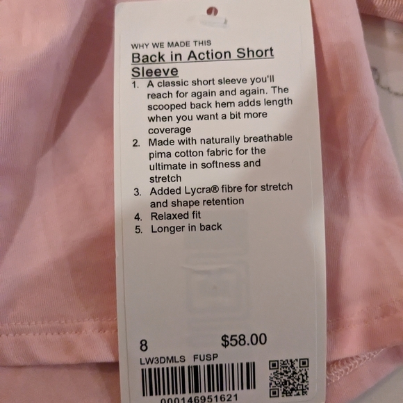 Back in action Lululemon shirt - Picture 5 of 5